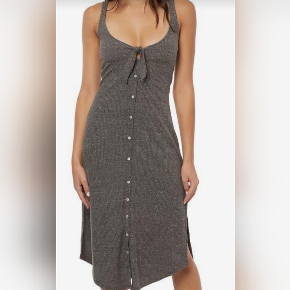 O'Reilly Makra Ribbed Midi Dress
